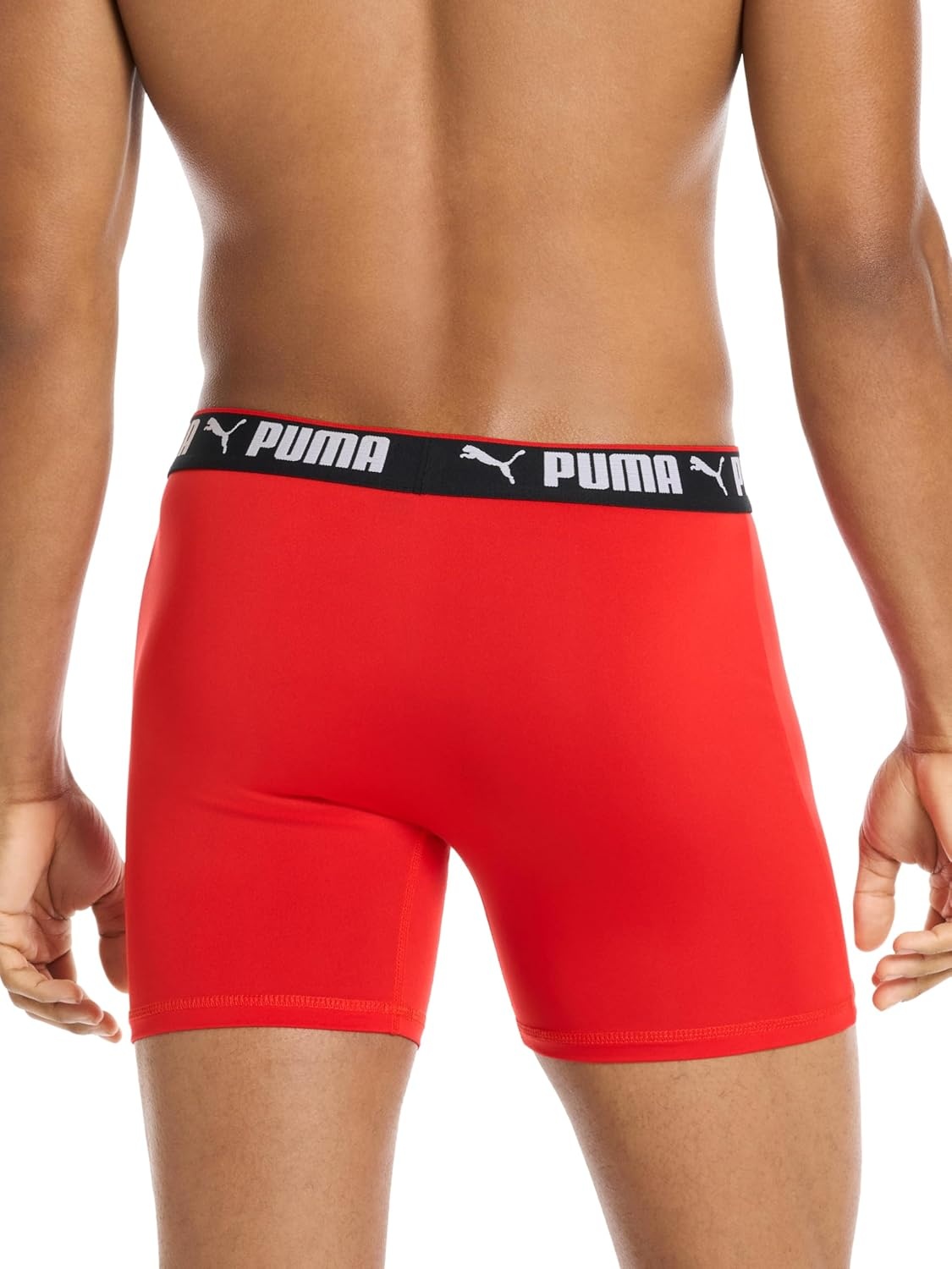 image:imagePUMA Mens 5 Pack Performance Boxer BriefsNavyRedBlack