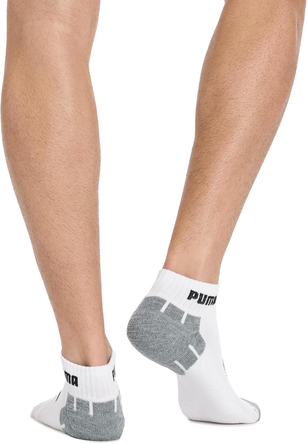 image:imagePUMA Mens 6 Pack Quarter Crew SocksWhiteBlackGrey