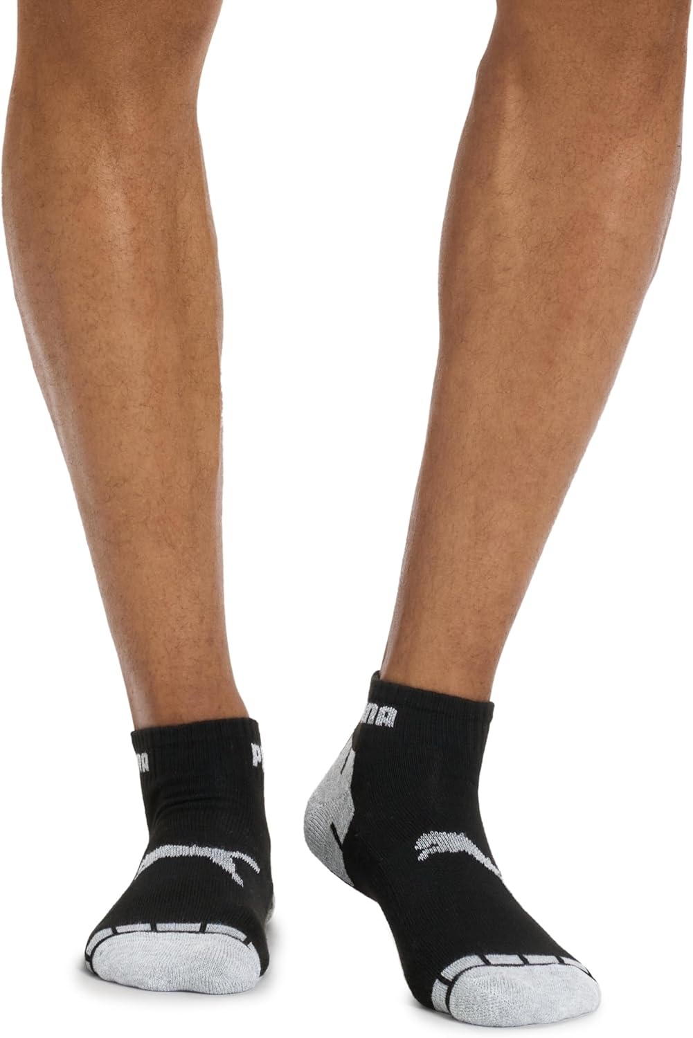 image:imagePUMA Mens 6 Pack Quarter Crew SocksWhiteBlackGrey