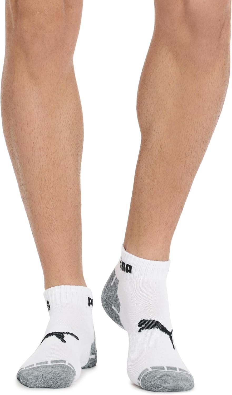 image:imagePUMA Mens 6 Pack Quarter Crew SocksWhiteBlackGrey
