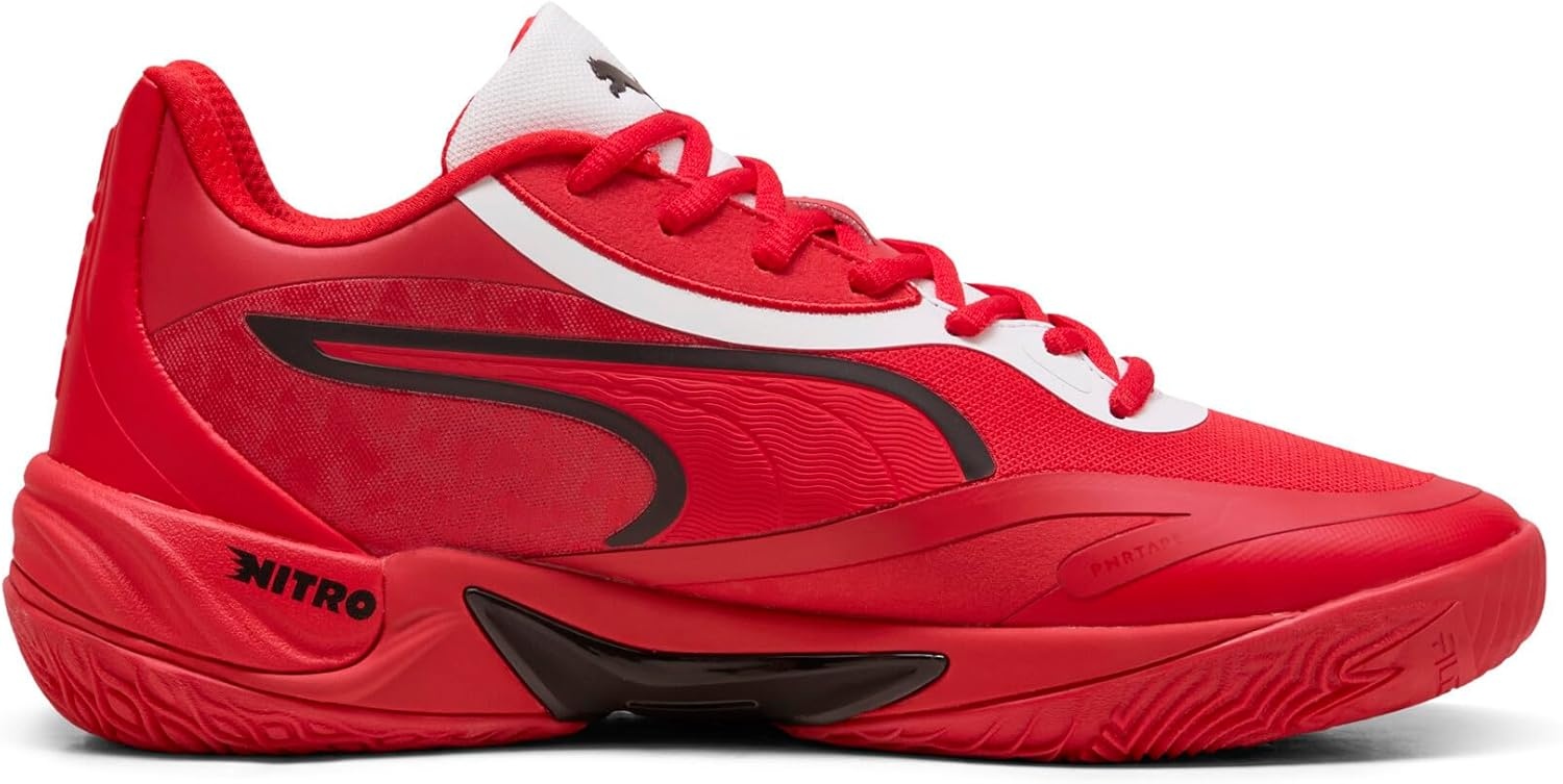 image:imagePUMA Mens Allpro Nitro Skybreak Basketball ShoesFor All Time Redpuma Blackpuma White