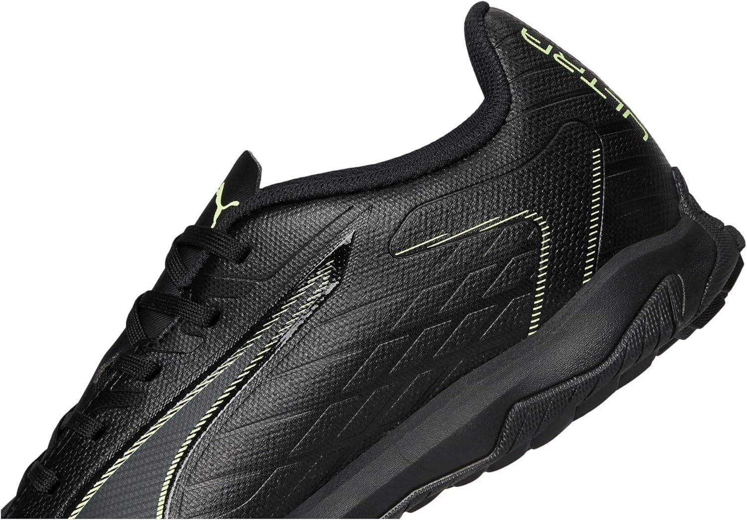 image:imagePUMA Mens Ultra Play Turf Trainer Soccer Cleats SneakerBlackfizzy Lightgreen Terrain Ah25