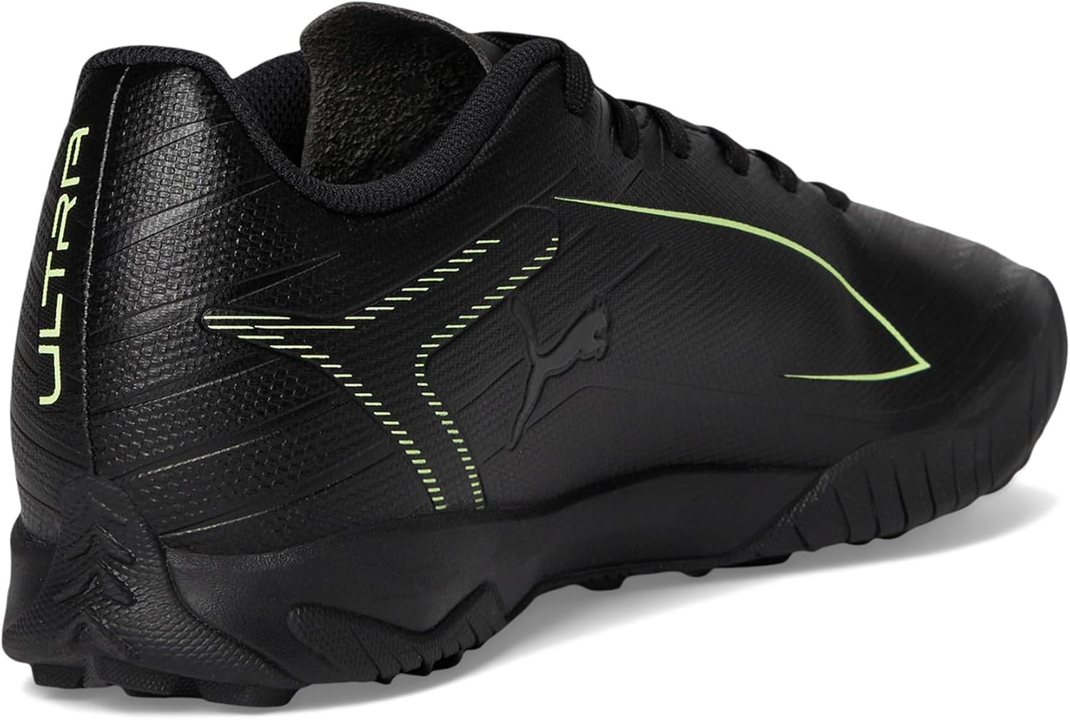 image:imagePUMA Mens Ultra Play Turf Trainer Soccer Cleats SneakerBlackfizzy Lightgreen Terrain Ah25