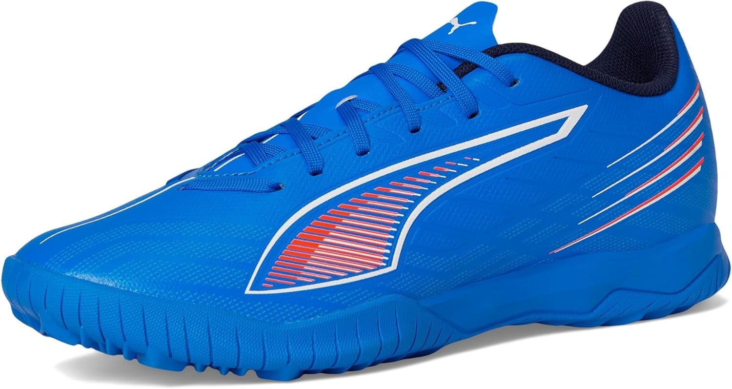 image:imagePUMA Mens Ultra Play Turf Trainer Soccer Cleats SneakerUltra Bluewhiteglowing Red Ah25