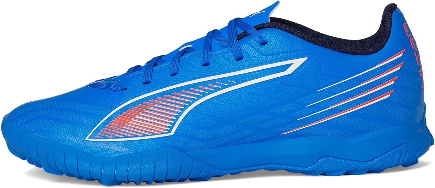 image:imagePUMA Mens Ultra Play Turf Trainer Soccer Cleats SneakerUltra Bluewhiteglowing Red Ah25