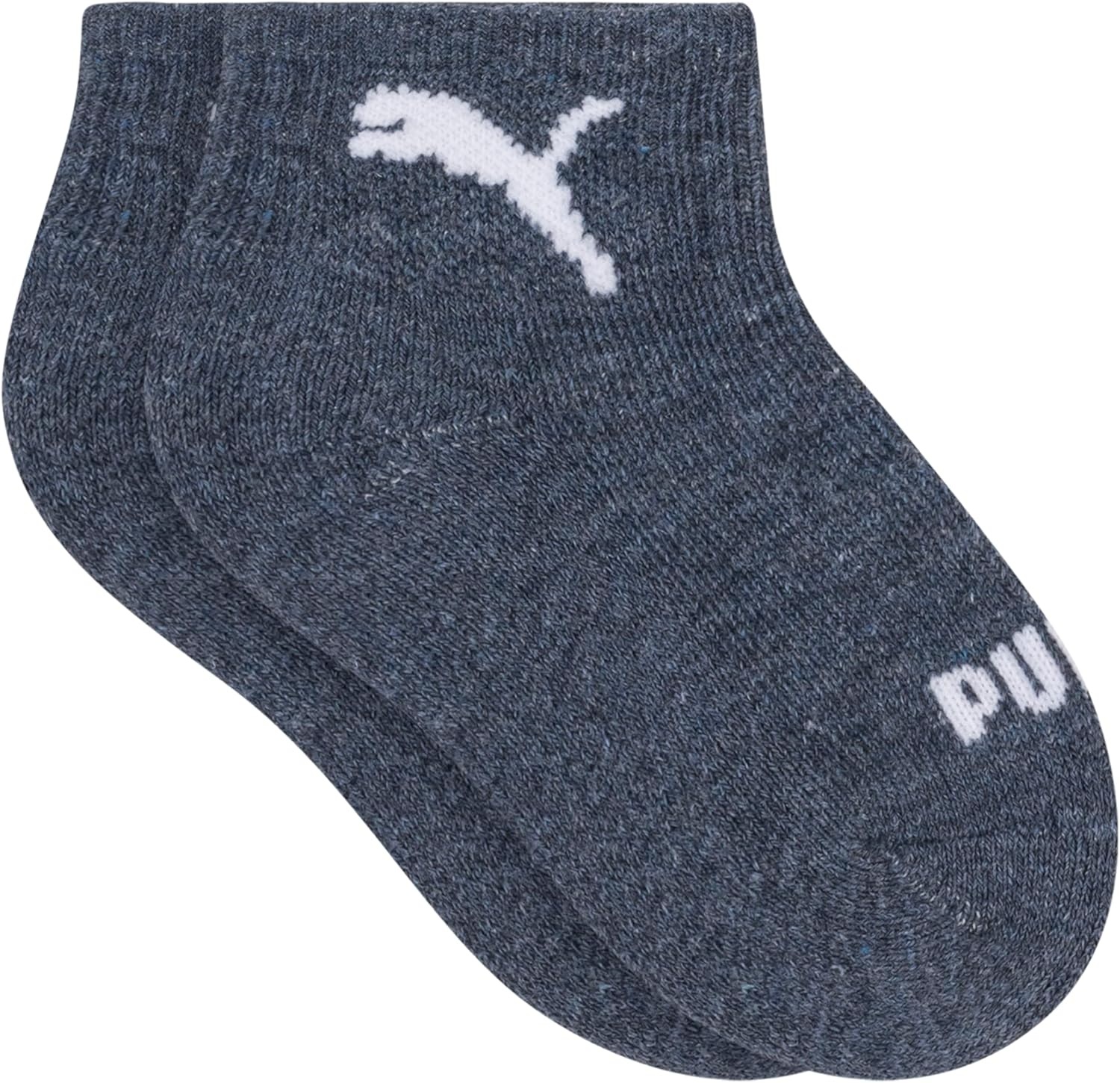 image:imagePUMA Unisex Baby 6pack Infant Anklet Socks Extra Cushion amp ComforttoeWhiteGreen MoonOatmealNavy Heather