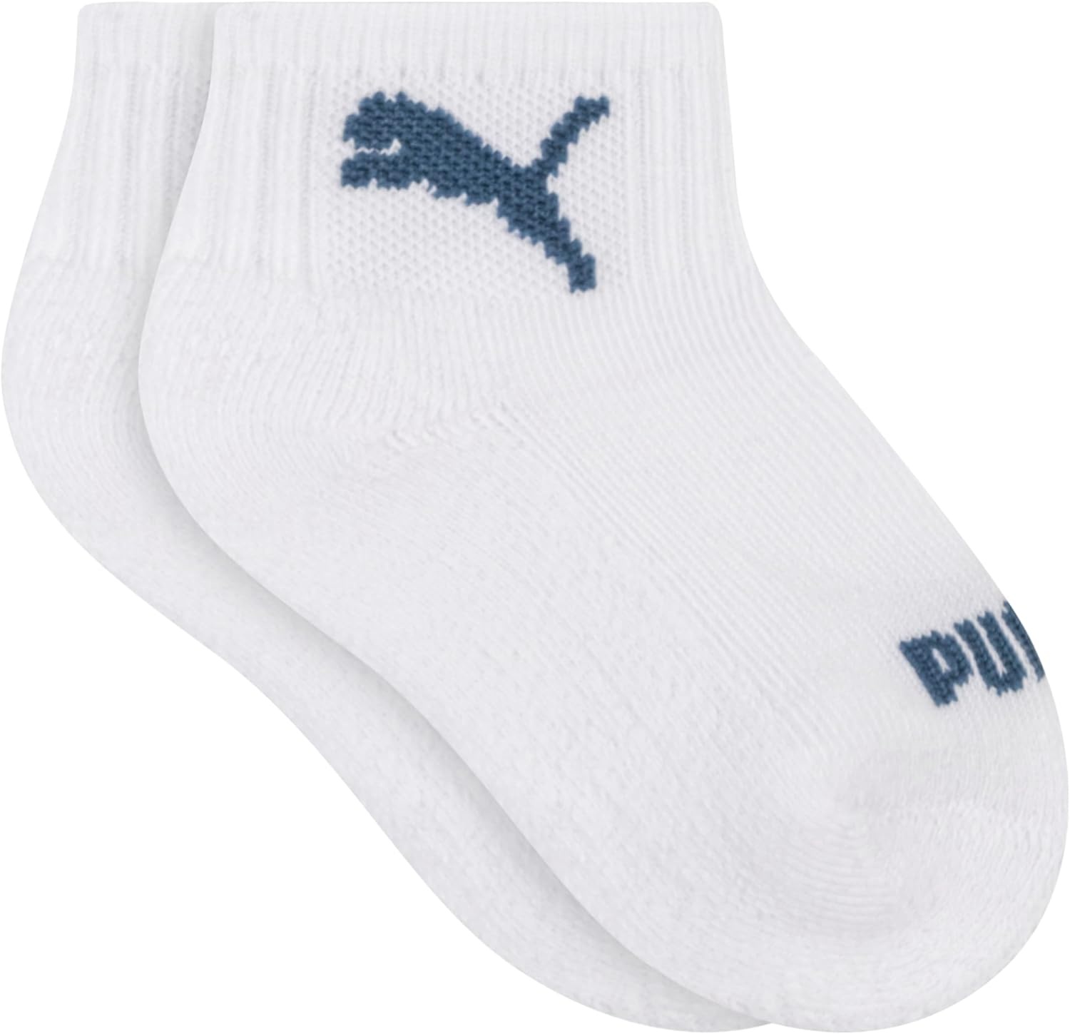 image:imagePUMA Unisex Baby 6pack Infant Anklet Socks Extra Cushion amp ComforttoeWhiteGreen MoonOatmealNavy Heather