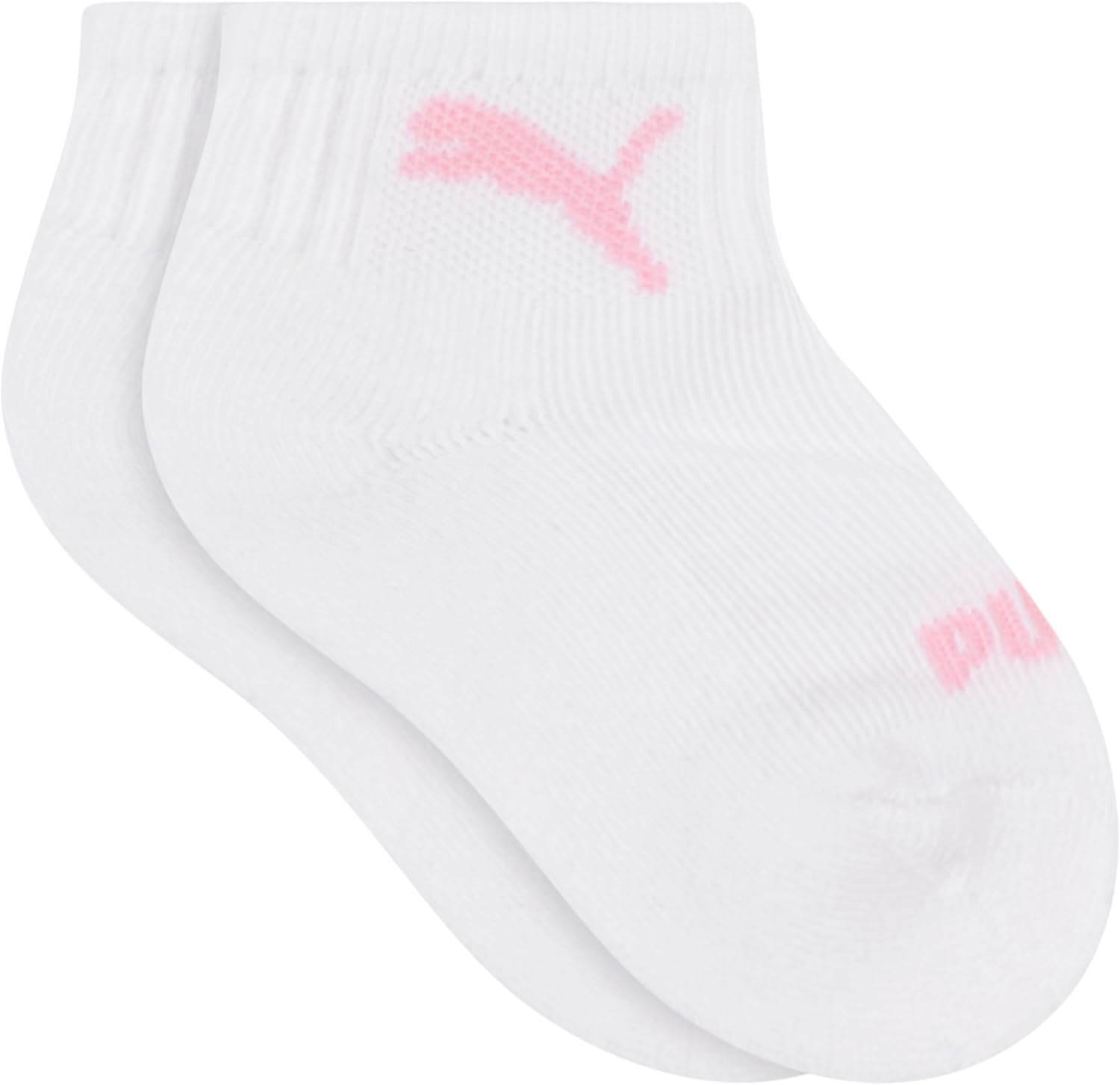 image:imagePUMA Unisex Baby 6pack Infant Anklet Socks Extra Cushion amp ComforttoeWhiteOatmealCool HeatherCotton Candy