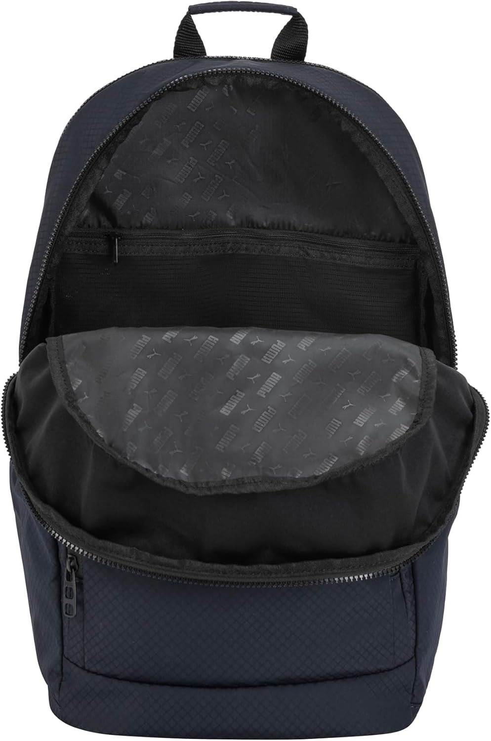 image:imagePUMA Womens Stellar Backpack with Luggage Strap Padded Adjustable Straps amp Water Bottle Pockets Black One SizeNew Navy