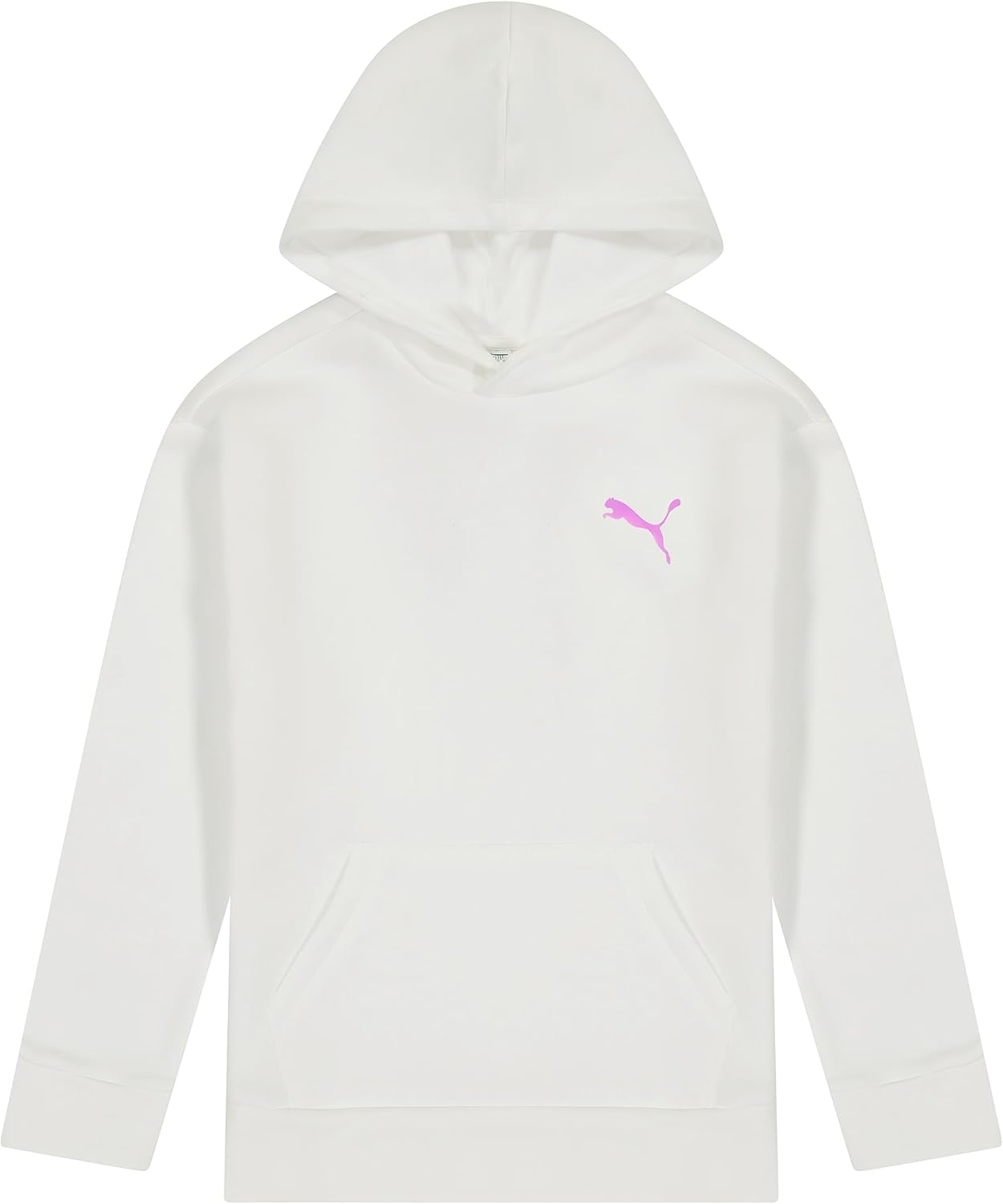 image:imagePUMA girls Long Sleeve Sweater Crewneck Pullover Soft Knit FabricPuma White