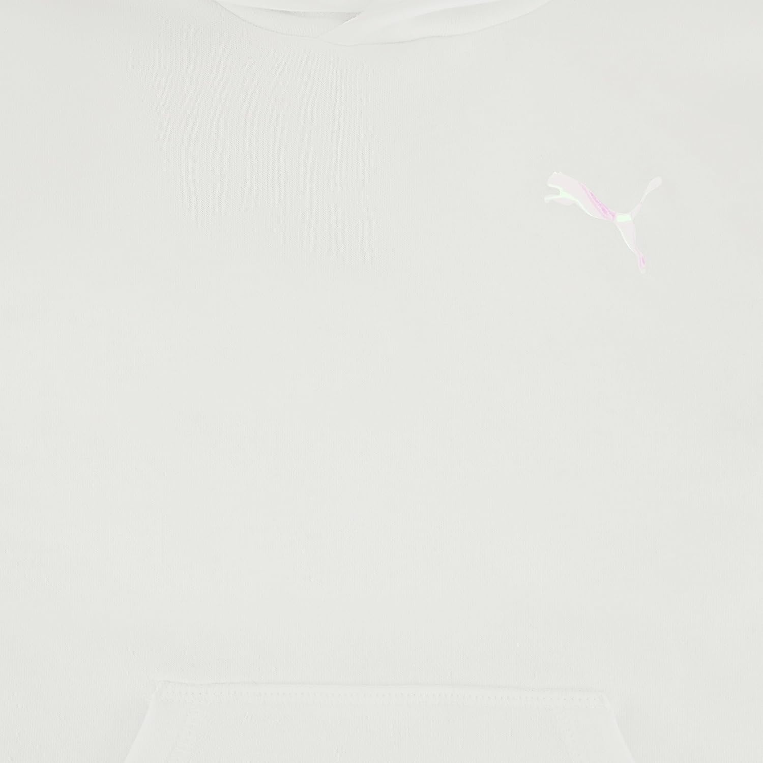 image:imagePUMA girls Long Sleeve Sweater Crewneck Pullover Soft Knit FabricPuma White