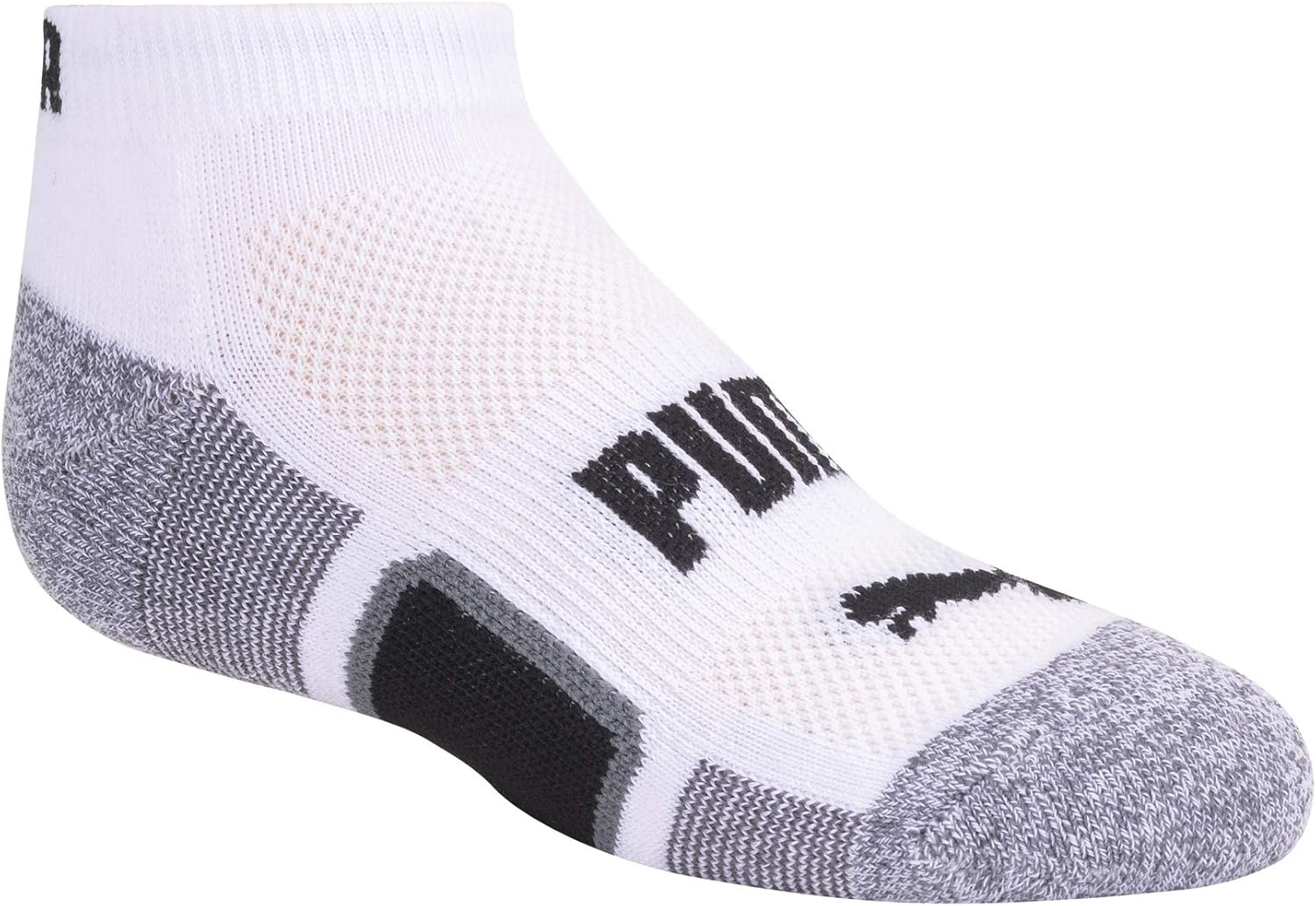 image:imagePUMA unisexchild 6 Pairs Low Cut SocksWhite