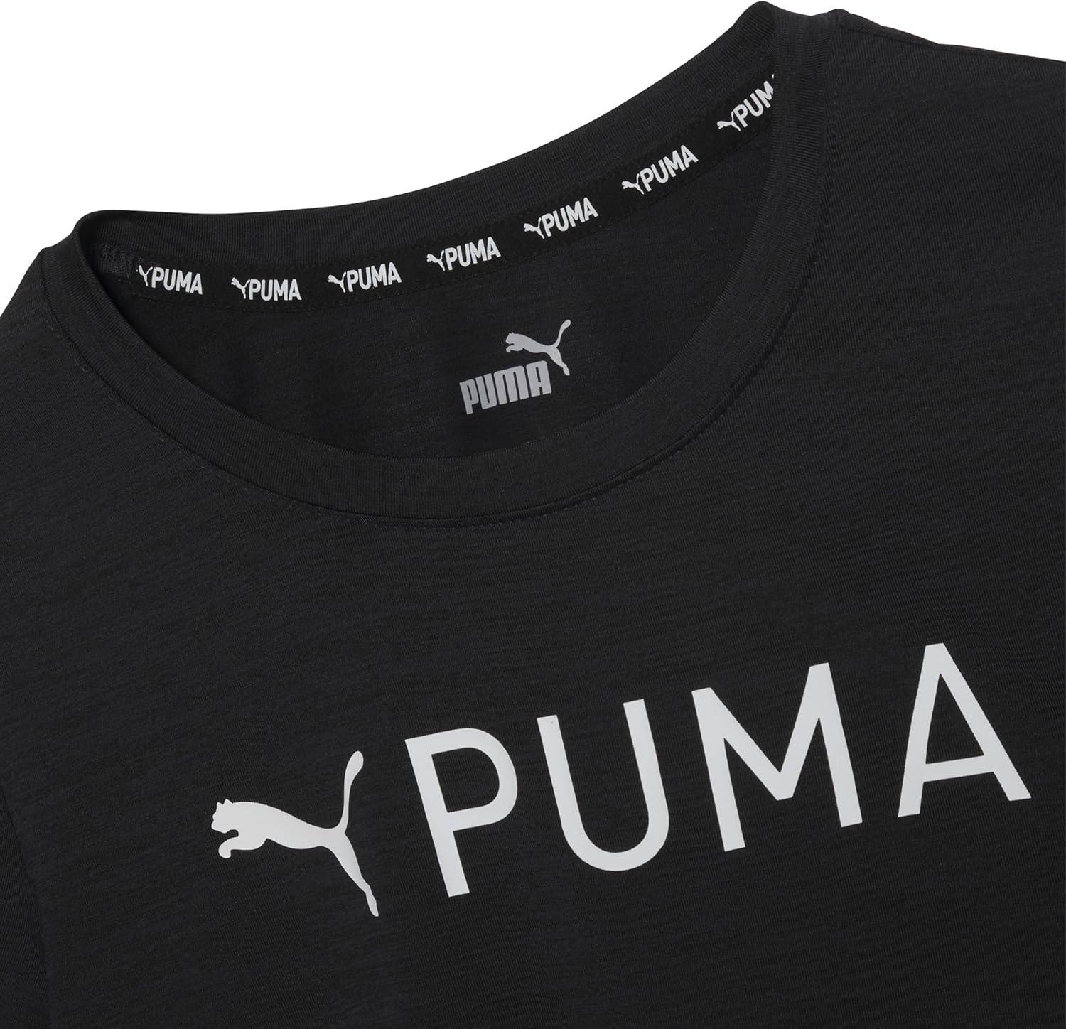 image:imagePuma Girls Active Essentials Short Sleeve Performance TShirtBlackGrey
