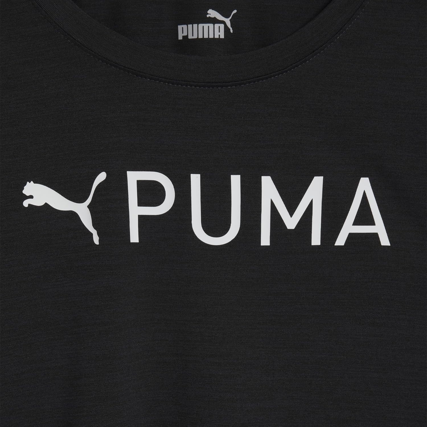 image:imagePuma Girls Active Essentials Short Sleeve Performance TShirtBlackGrey
