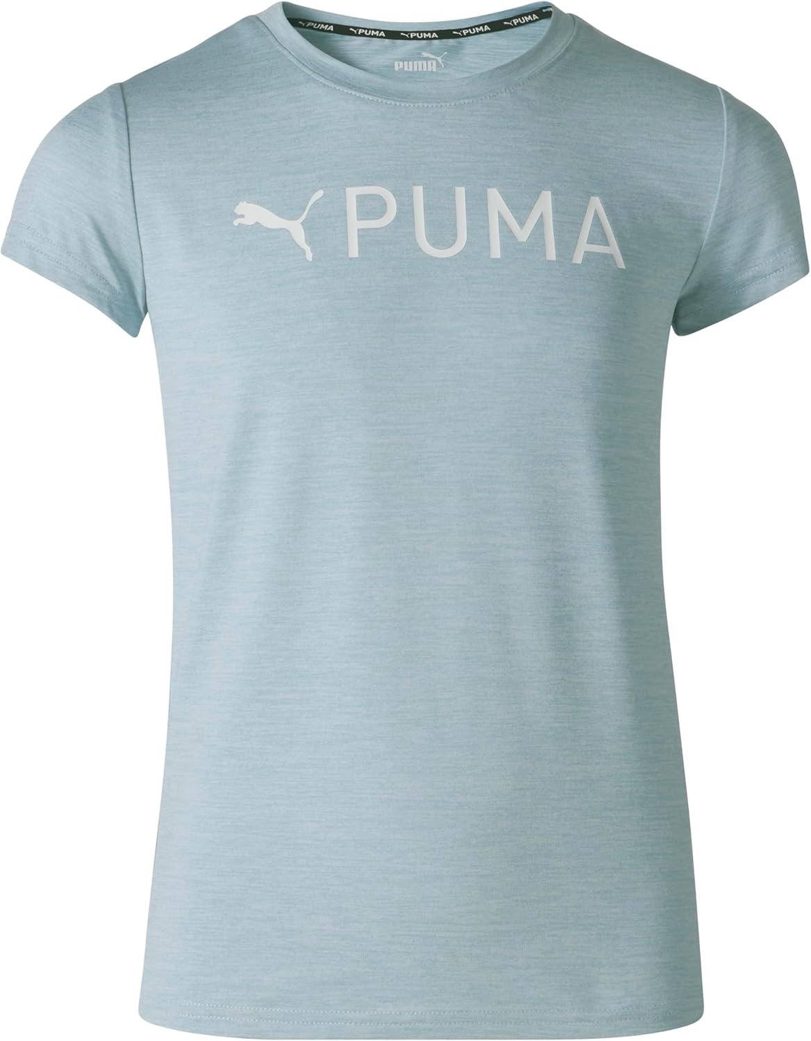 image:imagePuma Girls Active Essentials Short Sleeve Performance TShirtTurquoise Aqua