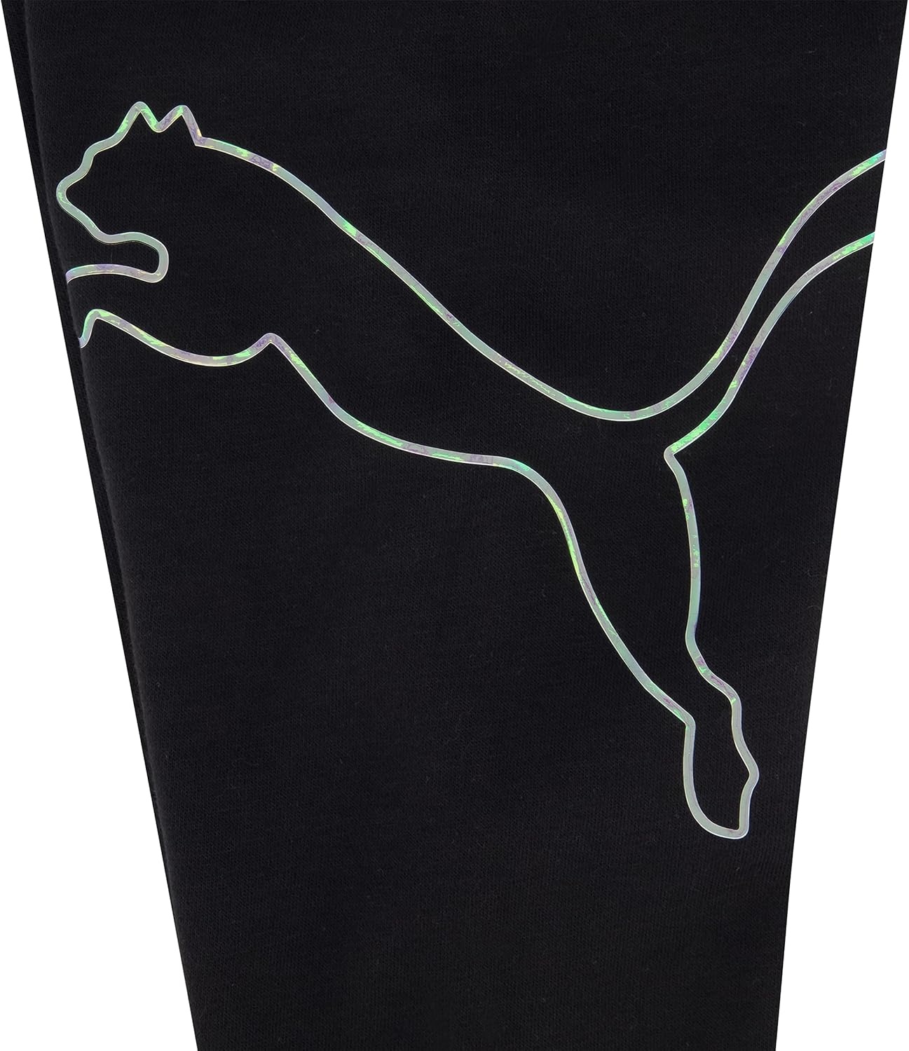 image:imagePuma Girls Core Logo Jogger Fleece Lined Elastic Waistband Pull on PantBlack