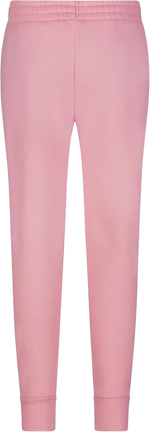 image:imagePuma Girls Core Logo Jogger Fleece Lined Elastic Waistband Pull on PantPink