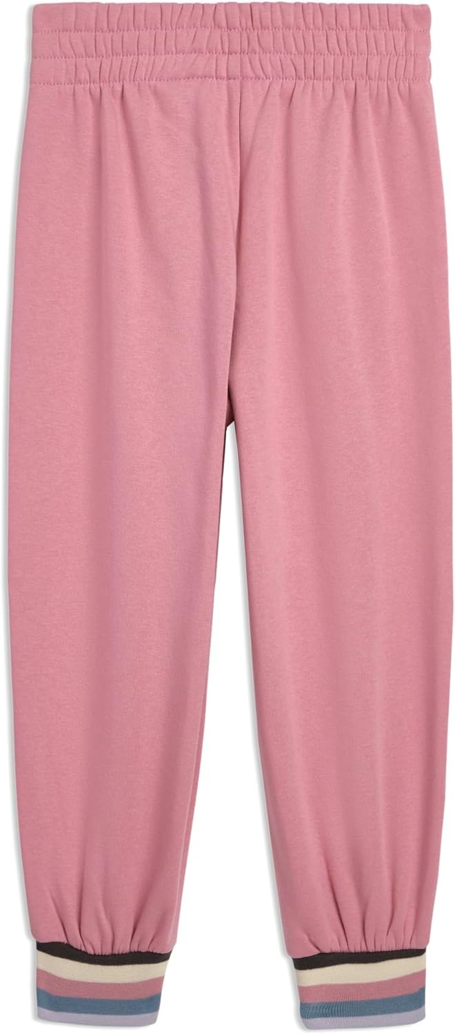 image:imagePuma Girls Core Logo Jogger Fleece Lined Elastic Waistband Pull on PantPoised Pink