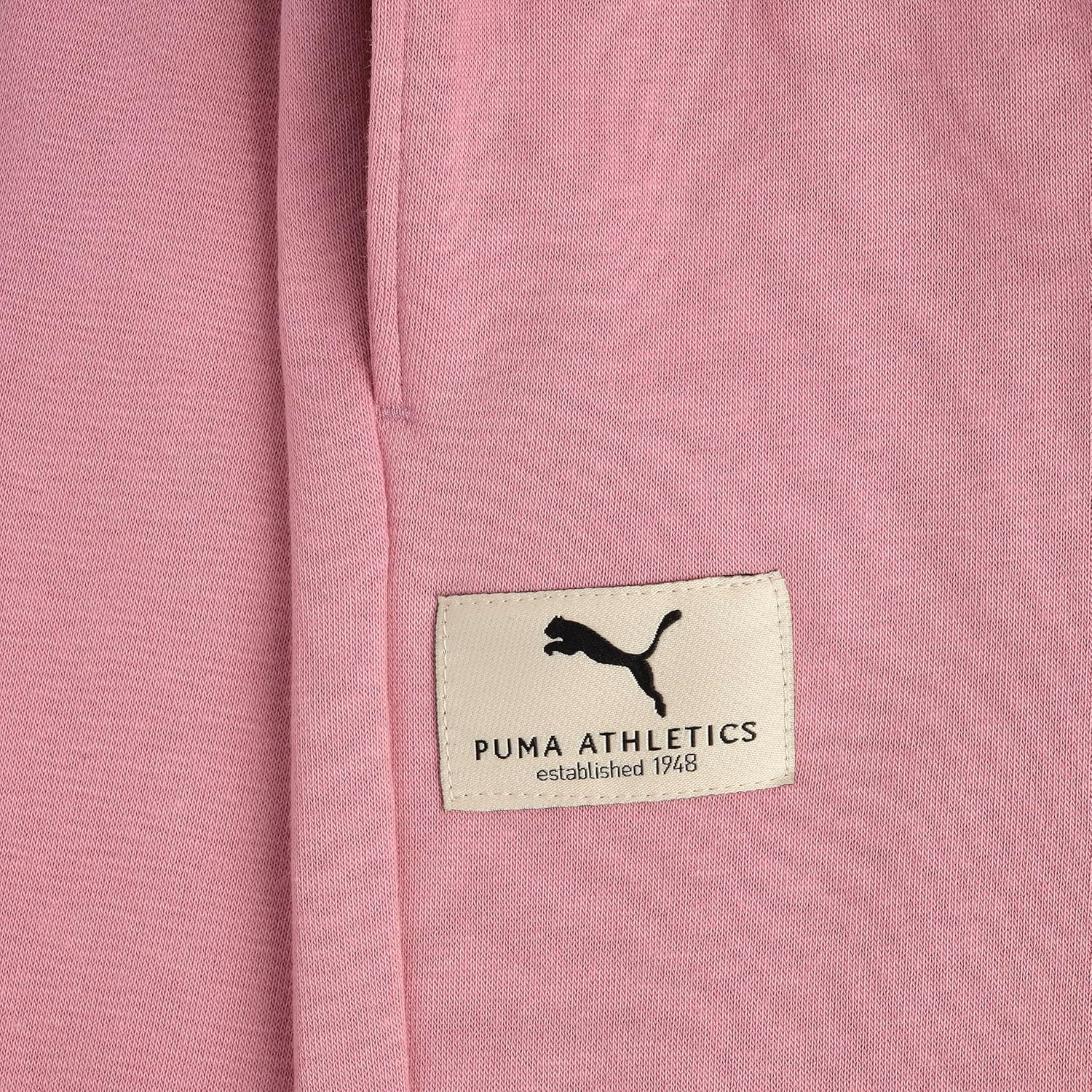 image:imagePuma Girls Core Logo Jogger Fleece Lined Elastic Waistband Pull on PantPoised Pink