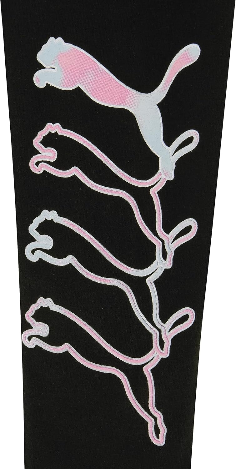 image:imagePuma Girls Core Logo Legging Elastic Waistband Soft amp ComfortablePuma Black