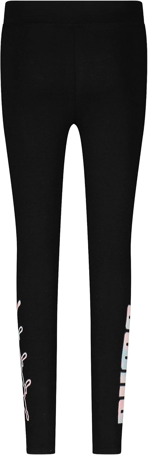 image:imagePuma Girls Core Logo Legging Elastic Waistband Soft amp ComfortablePuma Black