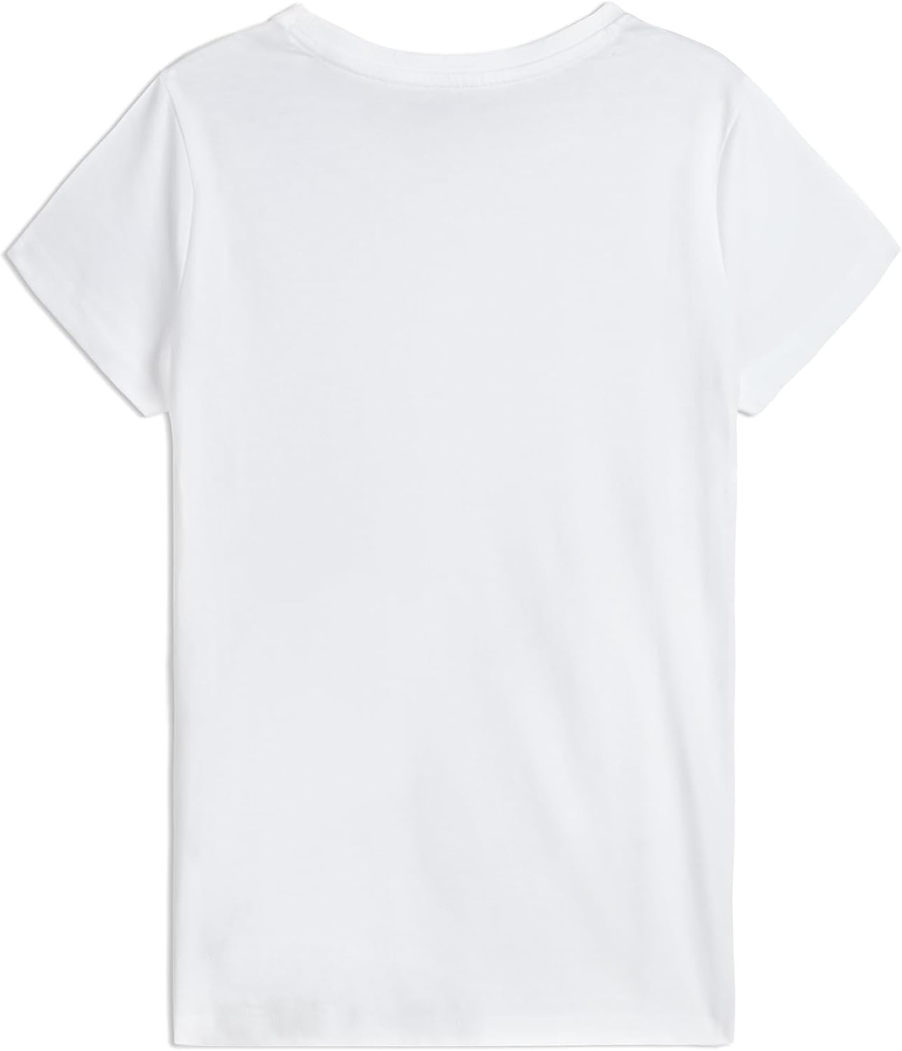 image:imagePuma Girls Core Logo Short Sleeve TShirt Crewneck Soft and LightweightPuma White
