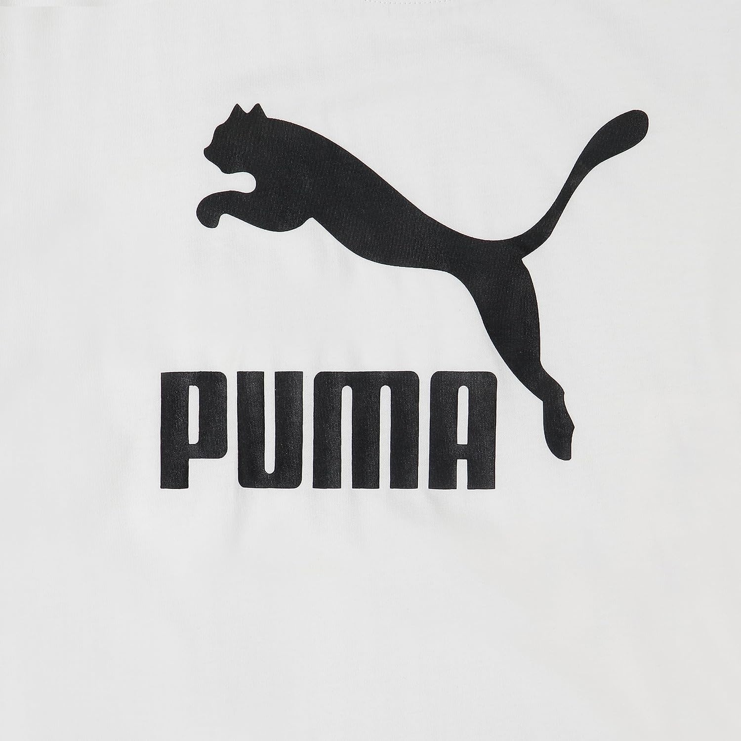 image:imagePuma Girls Core Logo Short Sleeve TShirt Crewneck Soft and LightweightWhite Traditional