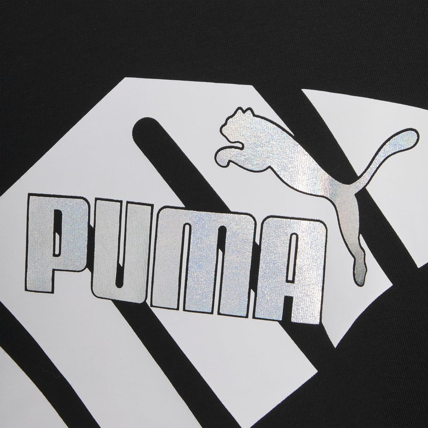 image:imagePuma Girls Short Sleeve TShirt Fashion Prints amp Colors Soft and ComfortableBlack