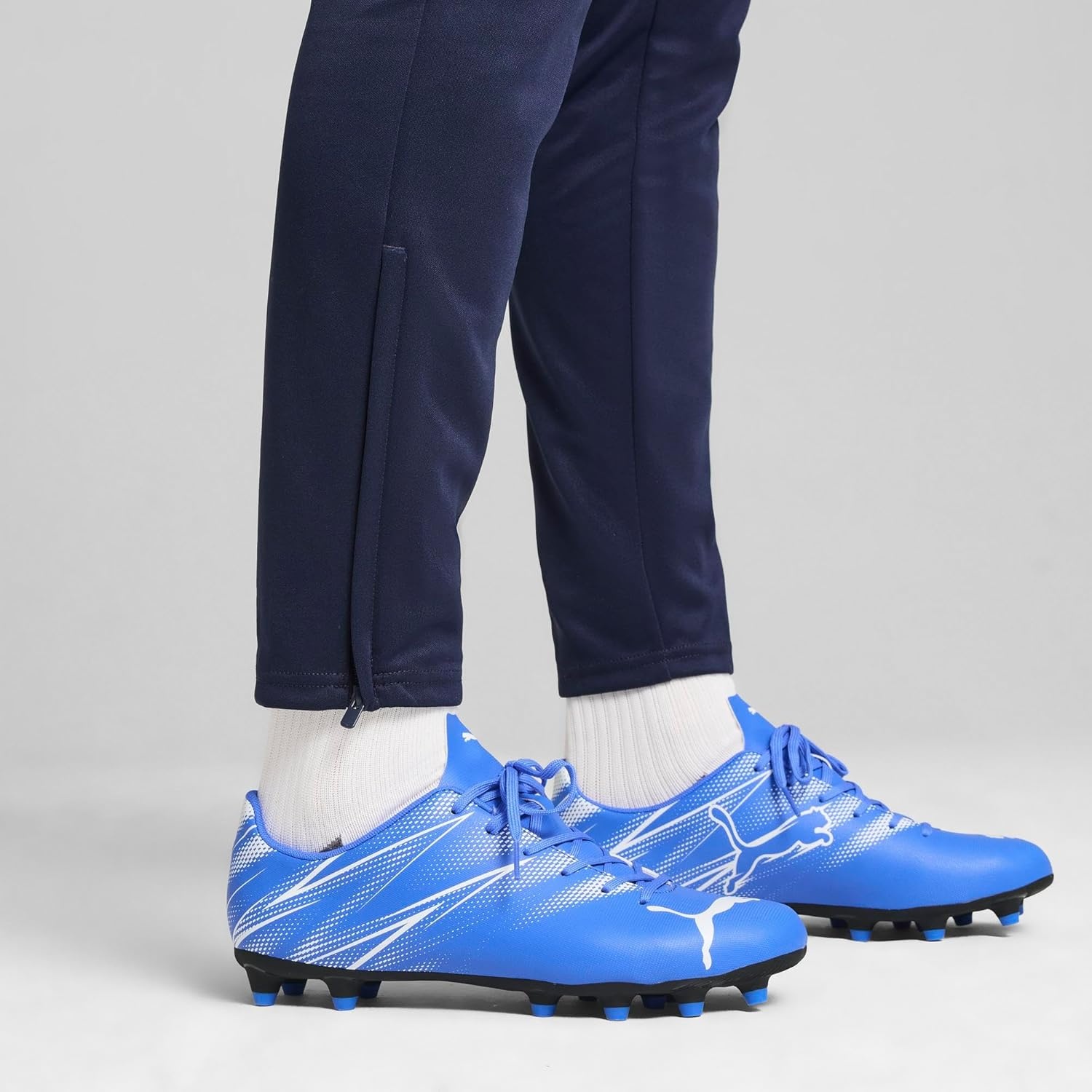 image:imagePuma Mens Attacanto Firm Artificial Ground Soccer CleatBlueWhite