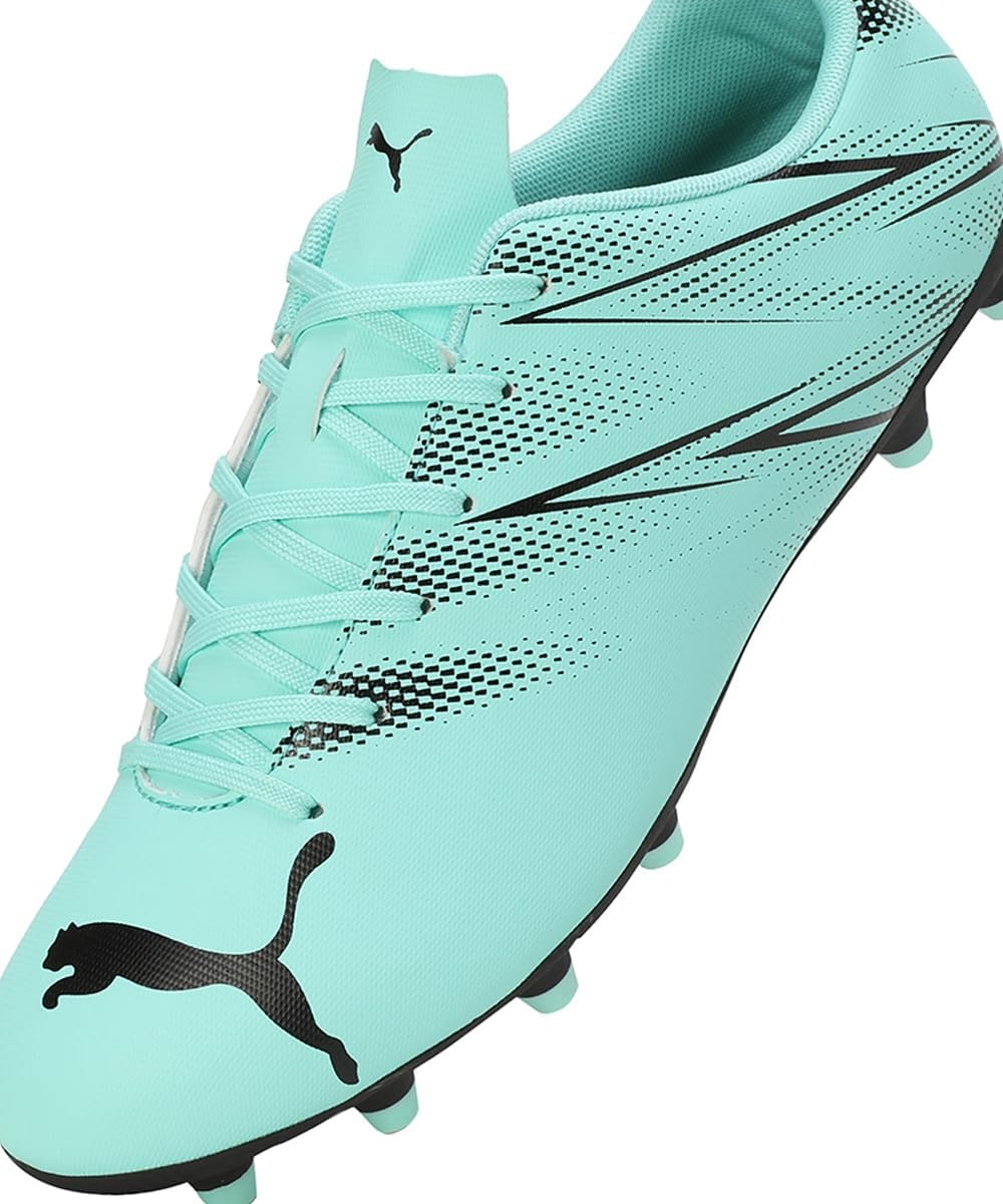 image:imagePuma Mens Attacanto Firm Artificial Ground Soccer CleatElectric Peppermint Puma Black