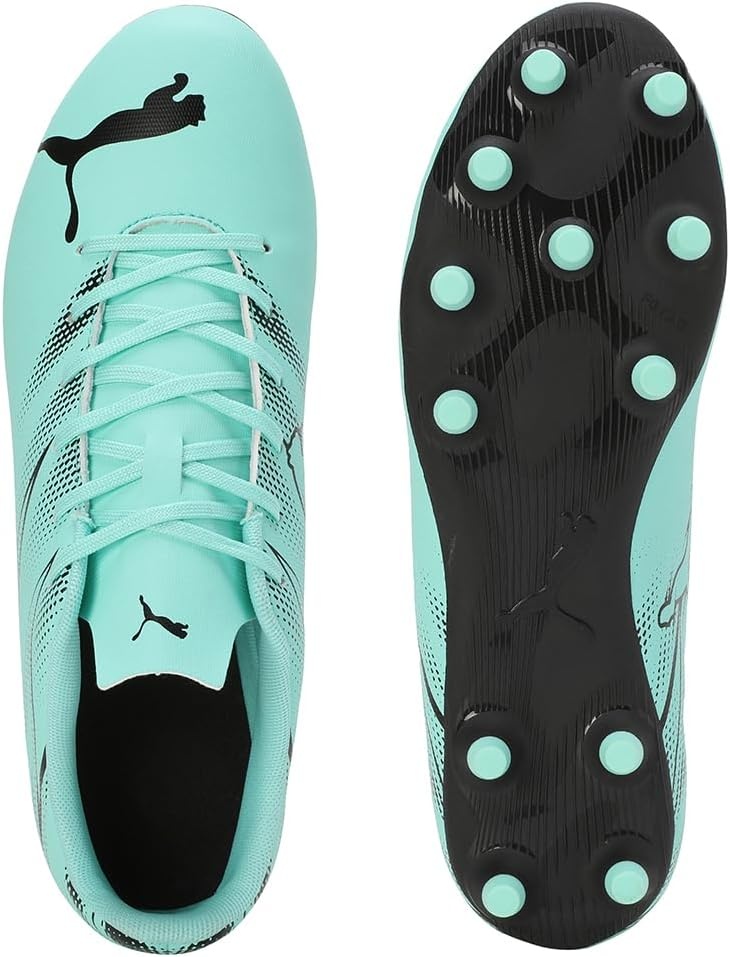 image:imagePuma Mens Attacanto Firm Artificial Ground Soccer CleatElectric Peppermint Puma Black