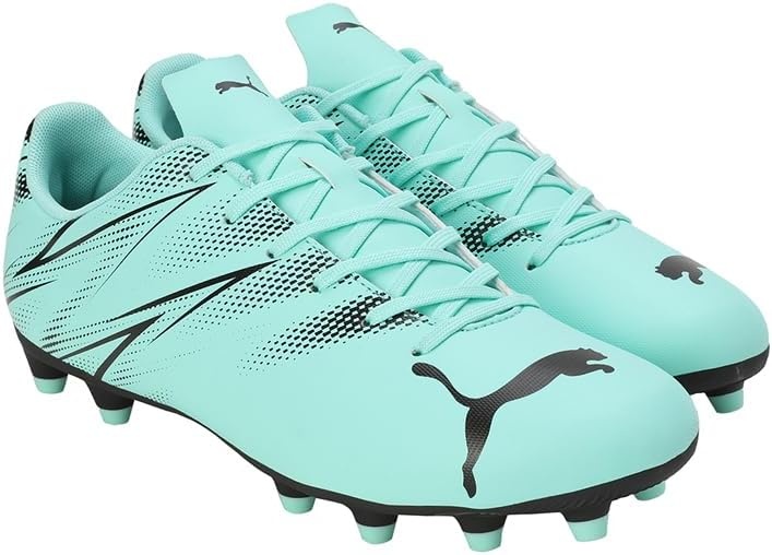image:imagePuma Mens Attacanto Firm Artificial Ground Soccer CleatElectric Peppermint Puma Black