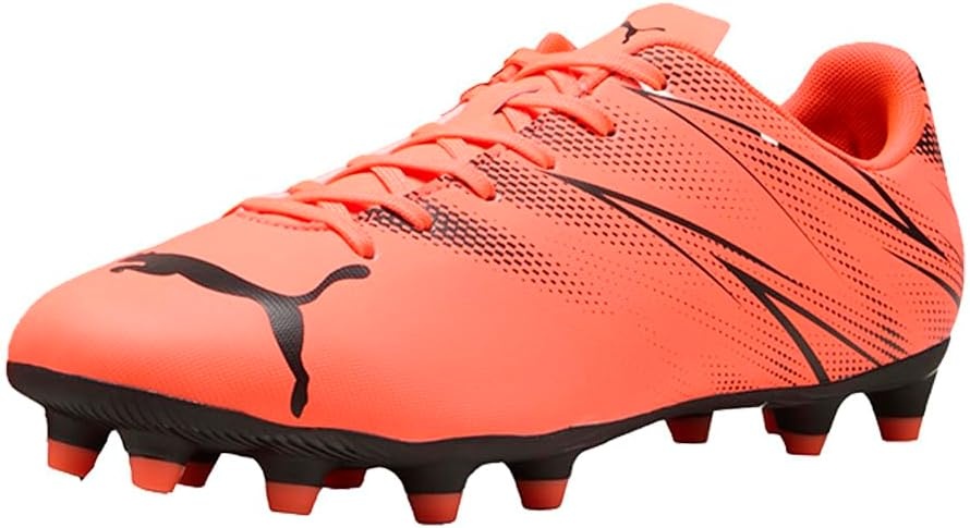 image:imagePuma Mens Attacanto Firm Artificial Ground Soccer CleatGlowing Redpuma Black