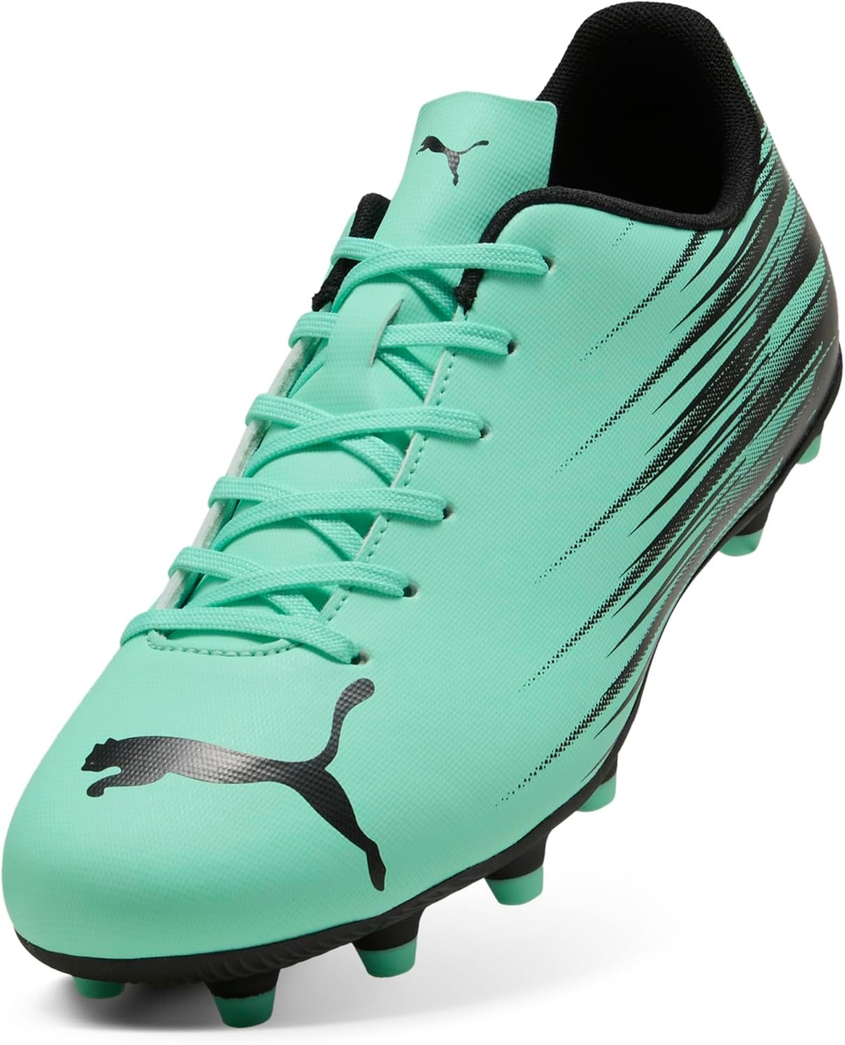 image:imagePuma Mens Attacanto Firm Artificial Ground Soccer CleatMint Jellypuma Black