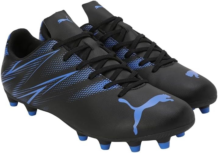 image:imagePuma Mens Attacanto Firm Artificial Ground Soccer CleatPuma Black Bluemazing