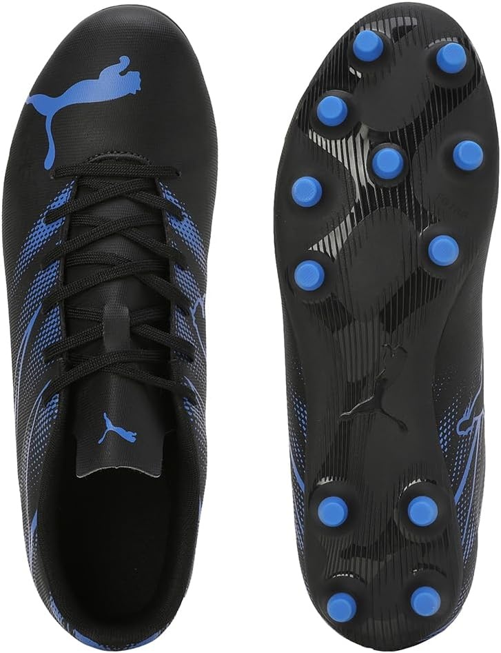 image:imagePuma Mens Attacanto Firm Artificial Ground Soccer CleatPuma Black Bluemazing