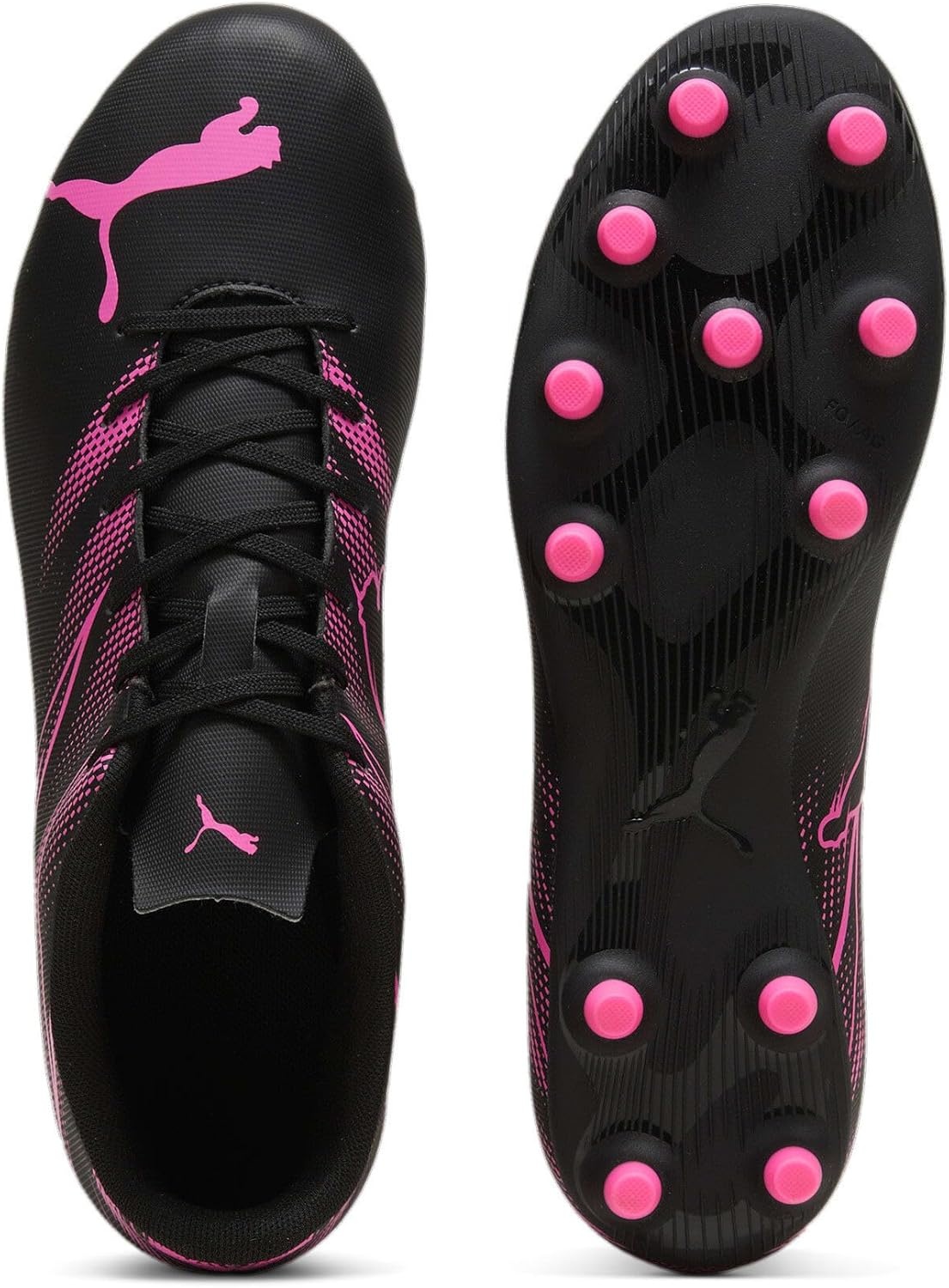 image:imagePuma Mens Attacanto Firm Artificial Ground Soccer CleatPuma Black Poison Pink
