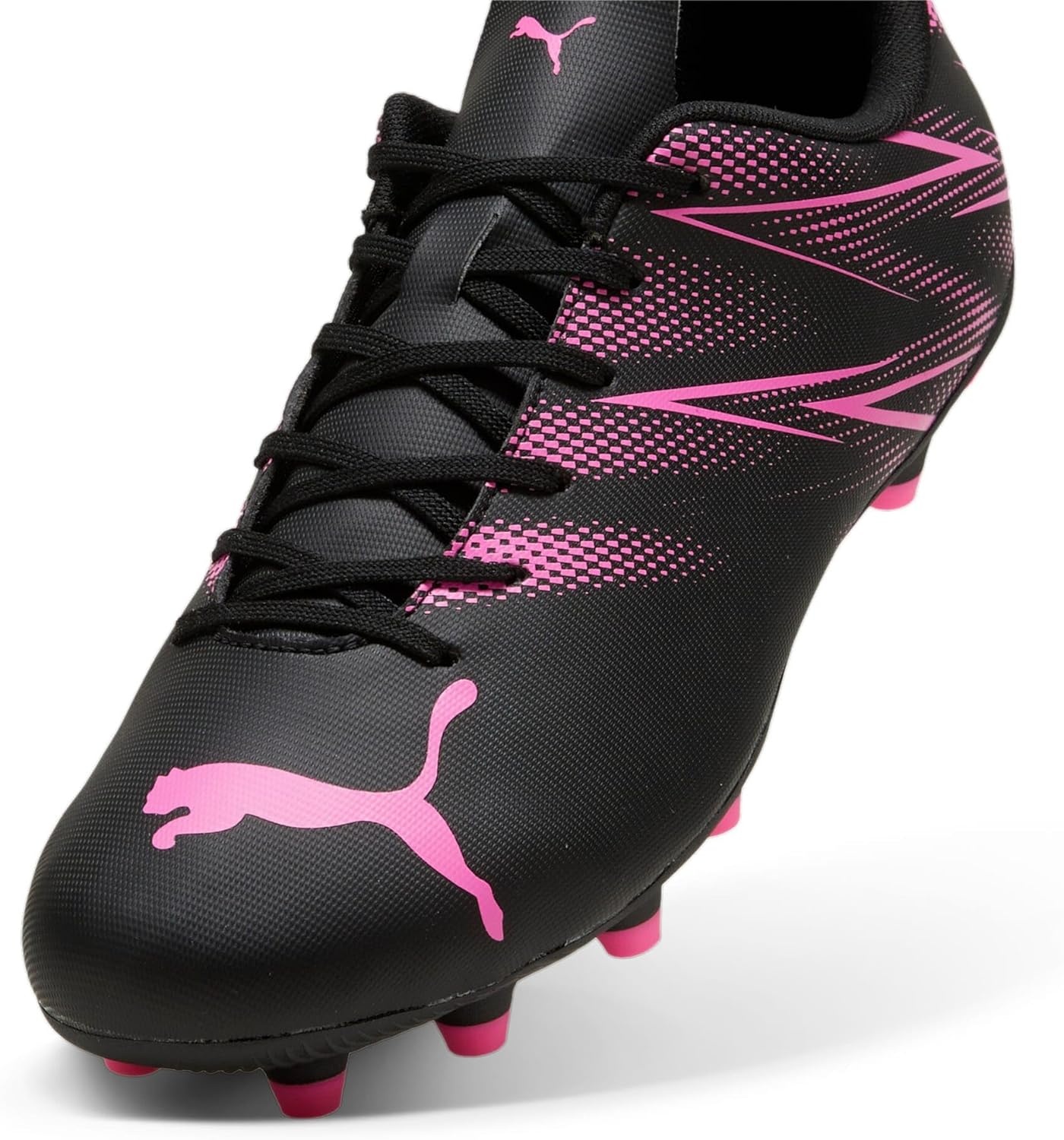 image:imagePuma Mens Attacanto Firm Artificial Ground Soccer CleatPuma Black Poison Pink