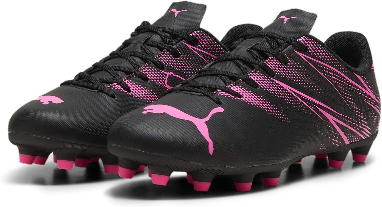 image:imagePuma Mens Attacanto Firm Artificial Ground Soccer CleatPuma Black Poison Pink