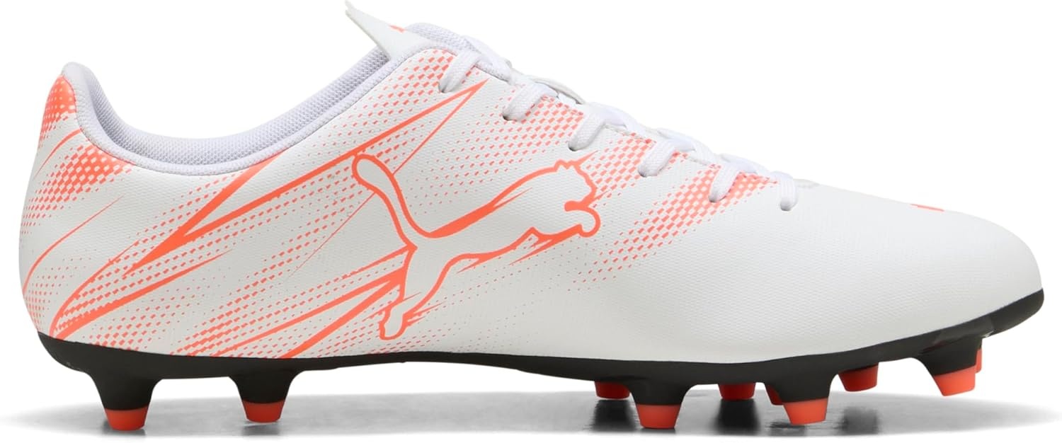 image:imagePuma Mens Attacanto Firm Artificial Ground Soccer CleatPuma White Glowing Red