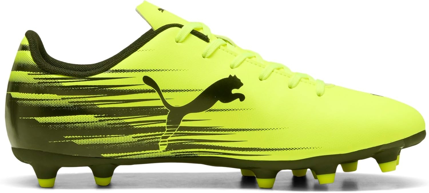image:imagePuma Mens Attacanto Firm Artificial Ground Soccer CleatYellow Alertpuma Black
