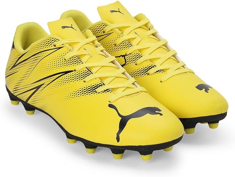 image:imagePuma Mens Attacanto Firm Artificial Ground Soccer CleatYellow Blazeblack