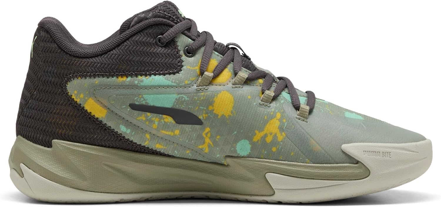 image:imagePuma Mens Dagger Basketball ShoeLux Armyfresh Mint