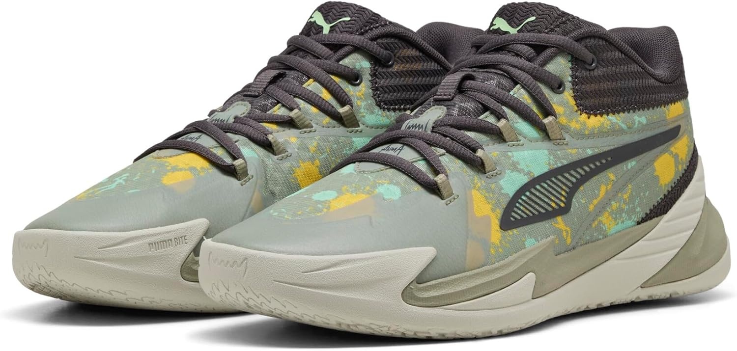 image:imagePuma Mens Dagger Basketball ShoeLux Armyfresh Mint