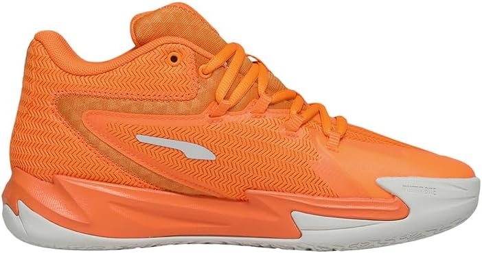 image:imagePuma Mens Dagger Basketball Shoes25 Fall Winter Color Puma SilverOrange Glow 14
