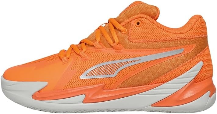 image:imagePuma Mens Dagger Basketball Shoes25 Fall Winter Color Puma SilverOrange Glow 14