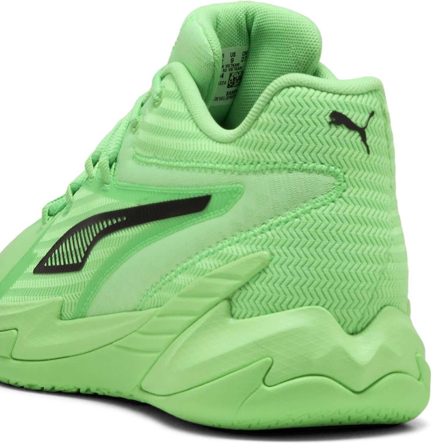 image:imagePuma Mens Dagger Basketball Shoes25 Spring Summer Color Electro GreenPuma Black 04