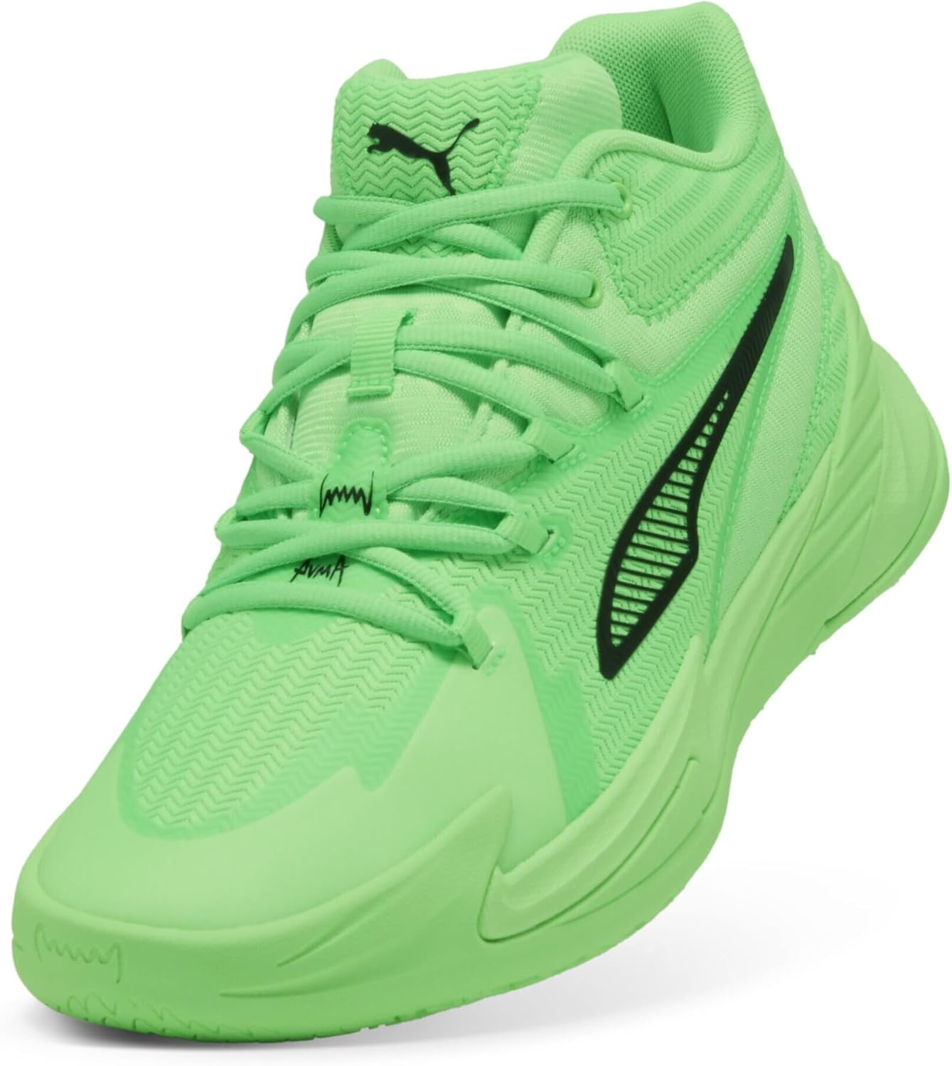 image:imagePuma Mens Dagger Basketball Shoes25 Spring Summer Color Electro GreenPuma Black 04