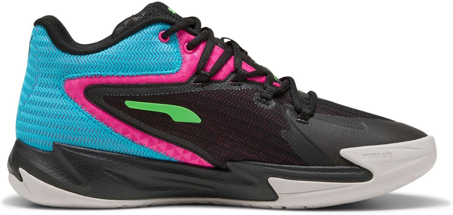 image:imagePuma Mens Dagger Basketball Shoes25 Spring Summer Color Puma BlackFlow Pink Pes01