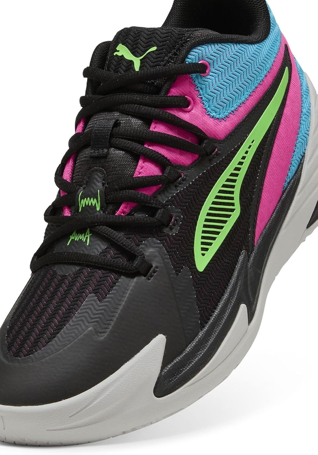 image:imagePuma Mens Dagger Basketball Shoes25 Spring Summer Color Puma BlackFlow Pink Pes01